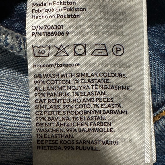 H&M Wide-Leg Jeans – Size US 8 / EUR 40 - Picture 4 of 5